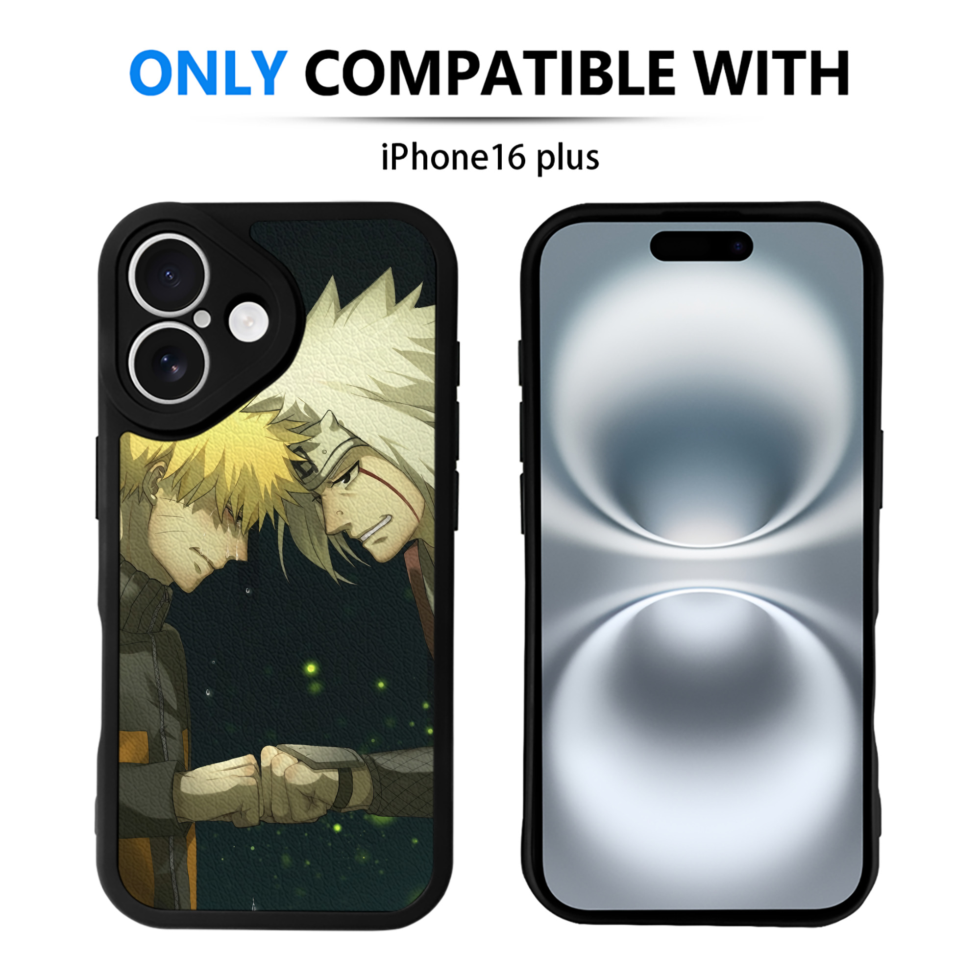 （画像用） NARUTO -ナルト- NARUTO -ナルト- 疾風伝 【iPhone 16シリーズ対応】シリコンスマホケース（レザー調） 材質：シリコン